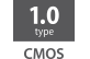 Ícone CMOS de tipo 1,0